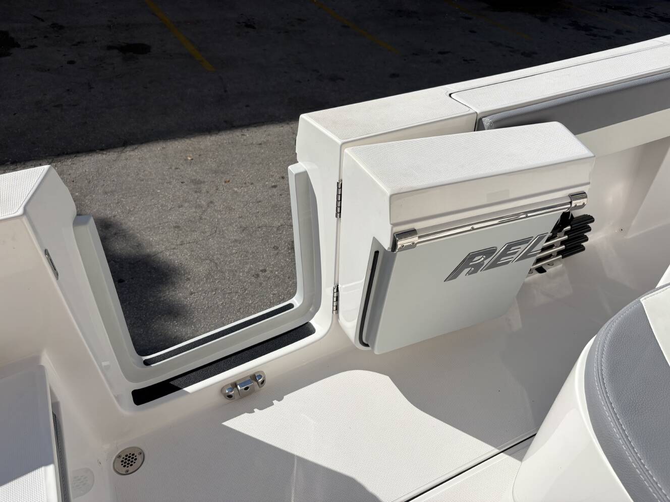 A photo of this 2026 Release Boats 240RX