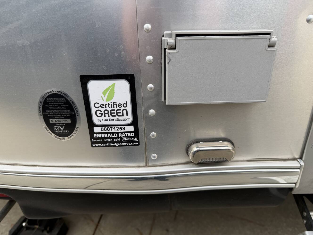 A photo of this 2024 Airstream CARAVEL 22FB