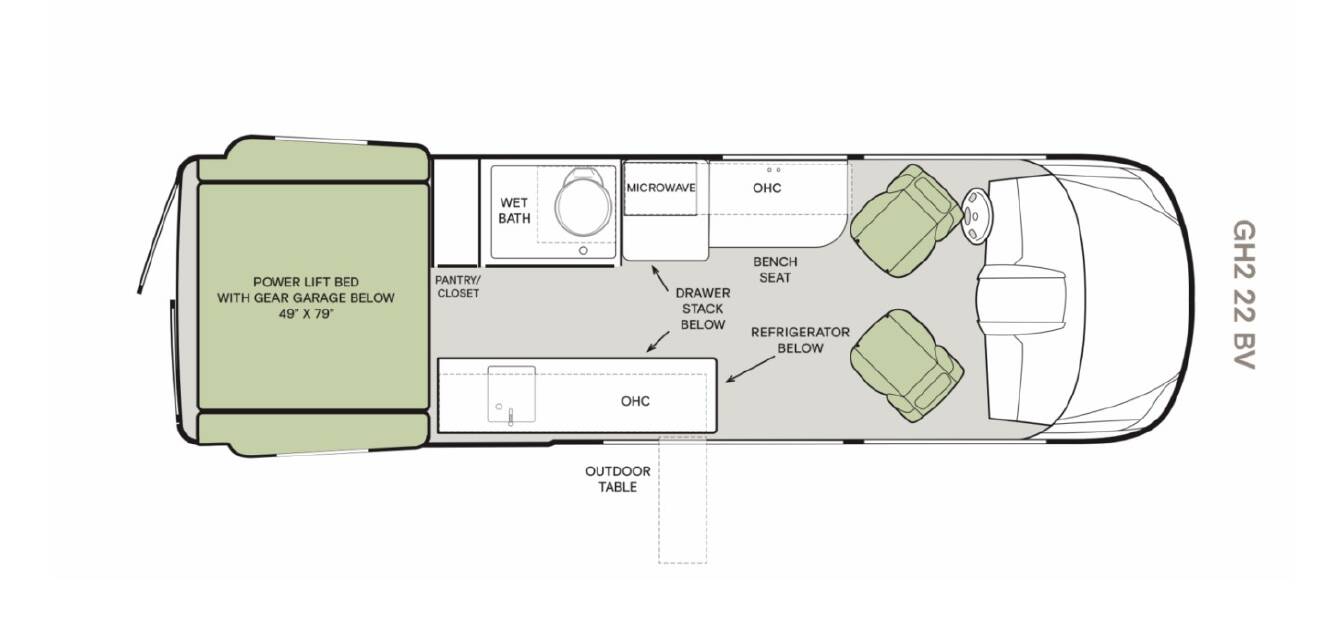 A photo of this 2026 Tiffin Motorhomes GH2