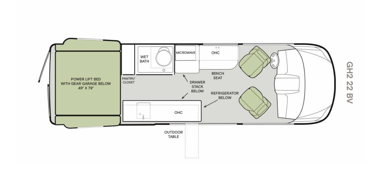 A photo of this 2026 Tiffin Motorhomes GH2