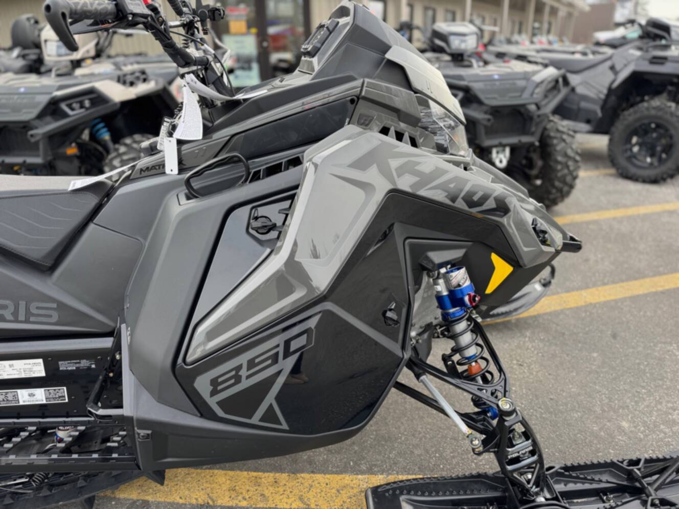A photo of this 2024 Polaris 850 RMK KHAOS SLASH 165