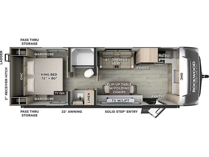 2026 Forest River Rv Rockwood Ultra Lite 301FKT in clute TX