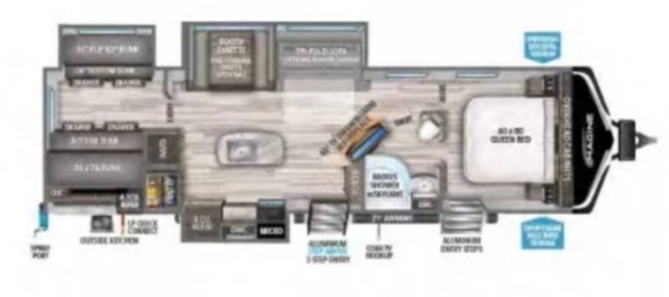 A photo of this 2022 Grand Design Imagine 3250BH