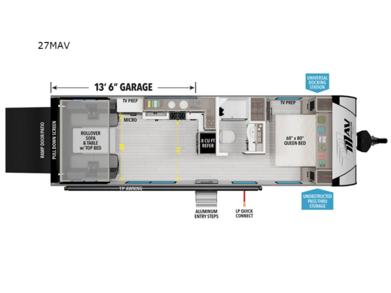 A photo of this 2026 Grand Design Momentum MAV 27MAV