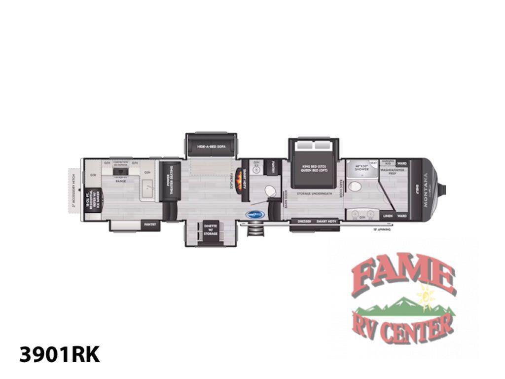 A photo of this 2025 Keystone Rv Montana 3901RK