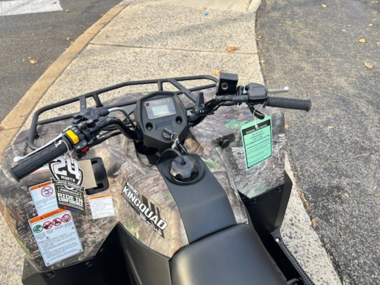 A photo of this 2025 Suzuki KingQuad 400ASi Camo
