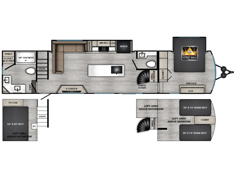 A photo of this 2026 Crossroads Rv HAMPTON 410PVL