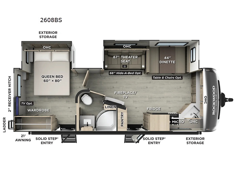 2026 Forest River Rv Rockwood Ultra Lite 2608BS in inez TX