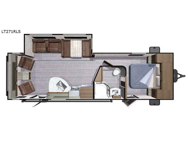 2018 Highland Ridge Rv Open Range Light LT271RLS in peru IN