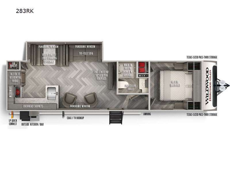 2021 Forest River Rv Wildwood Heritage Glen 283RK in peru IN