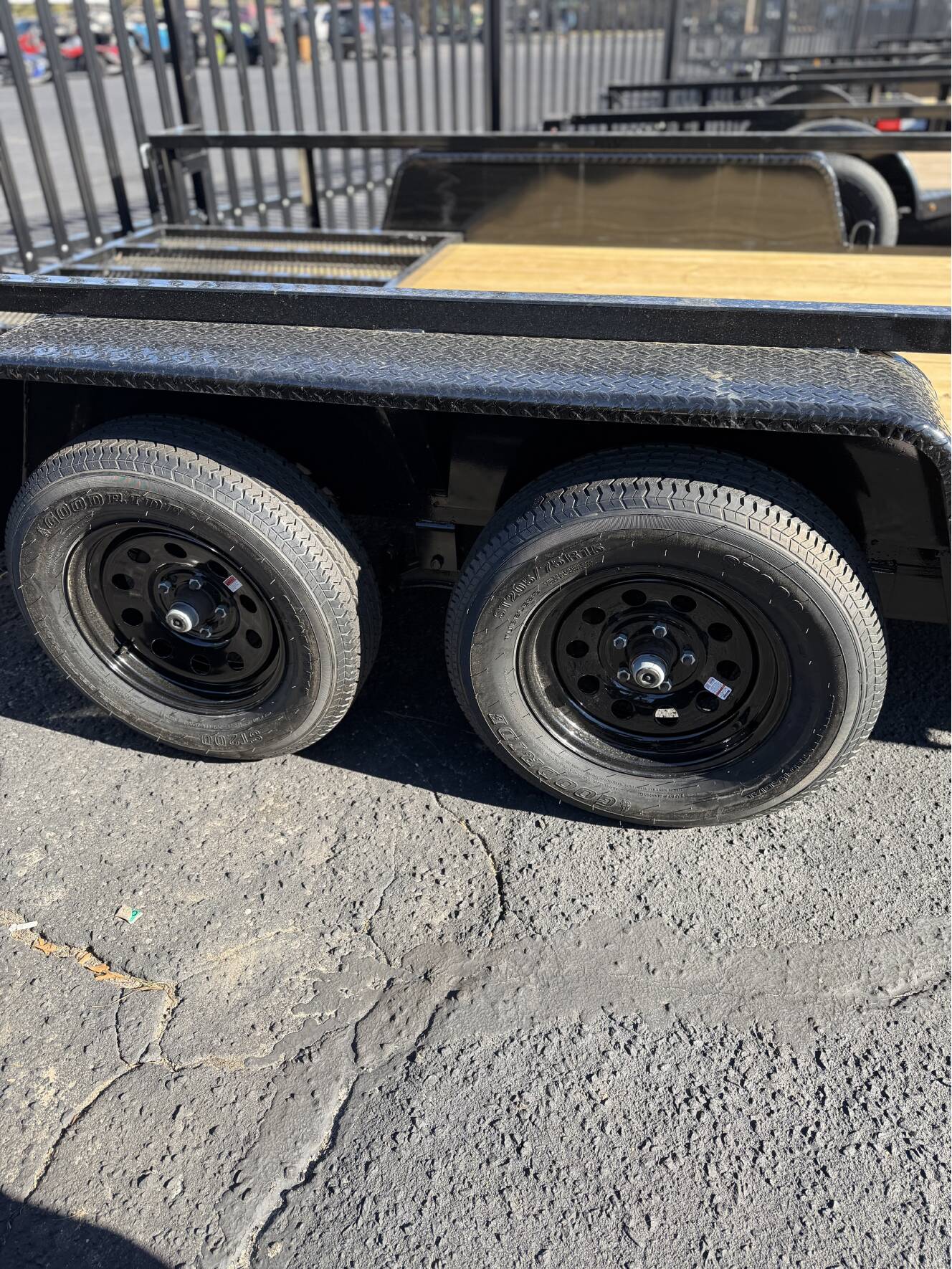 A photo of this 2025 Down To Earth Construction & Equipment  6'8"X14' Slingshot Trailer