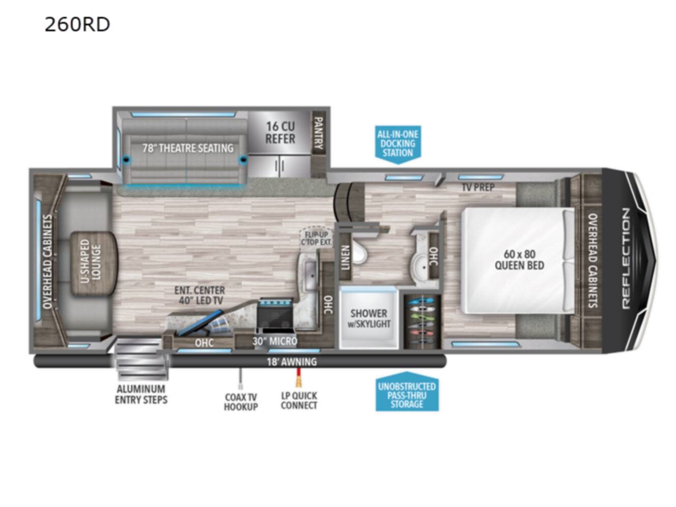 A photo of this 2022 Grand Design Reflection 150 Series 260RD