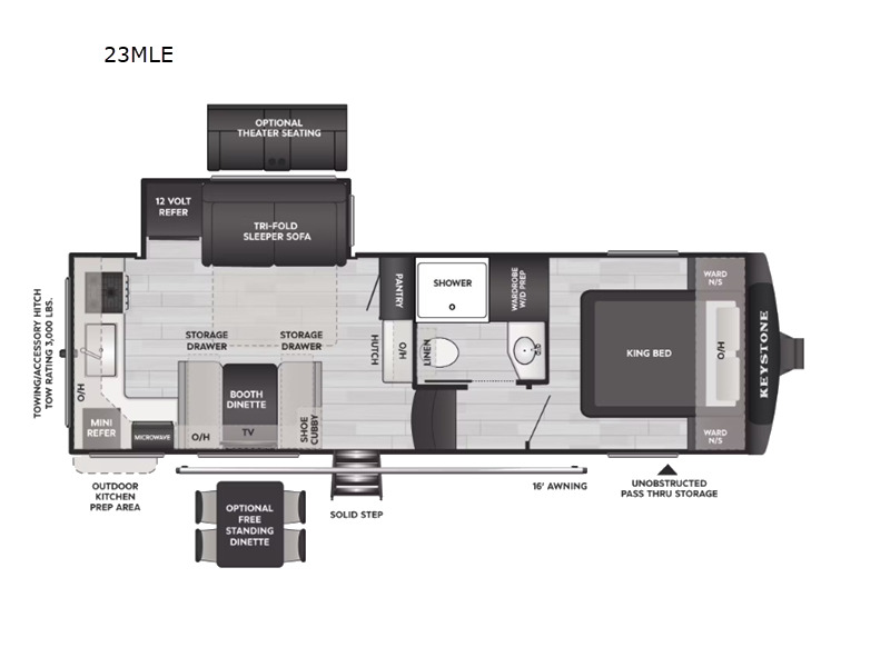 2026 Keystone Rv Cougar Half-Ton 23MLE in southington CT