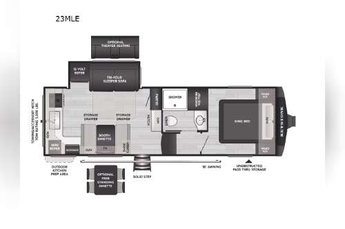 2026 Keystone Rv Cougar Half-Ton 23MLE in southington CT