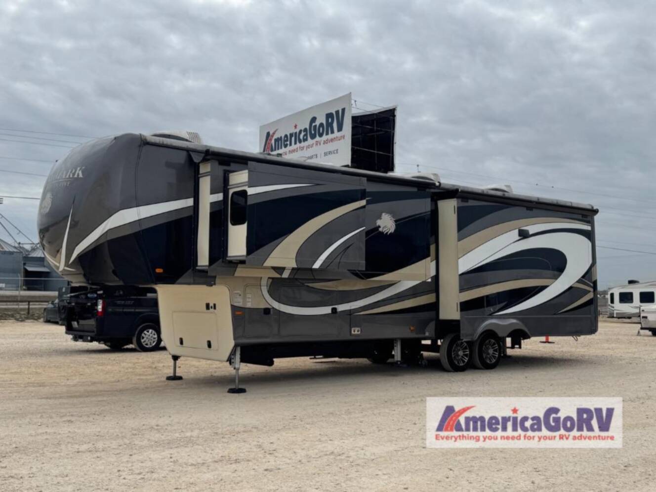 A photo of this 2018 Heartland Landmark 365 Oshkosh