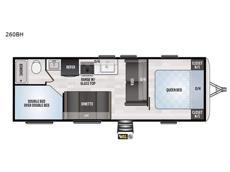 2020 Keystone Rv Springdale 260BH in woodruff WI