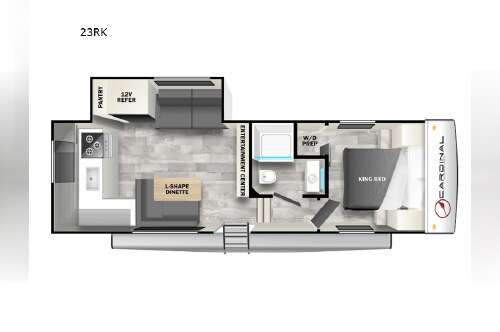 2024 Forest River Rv Cardinal 23RK in kings mountain NC