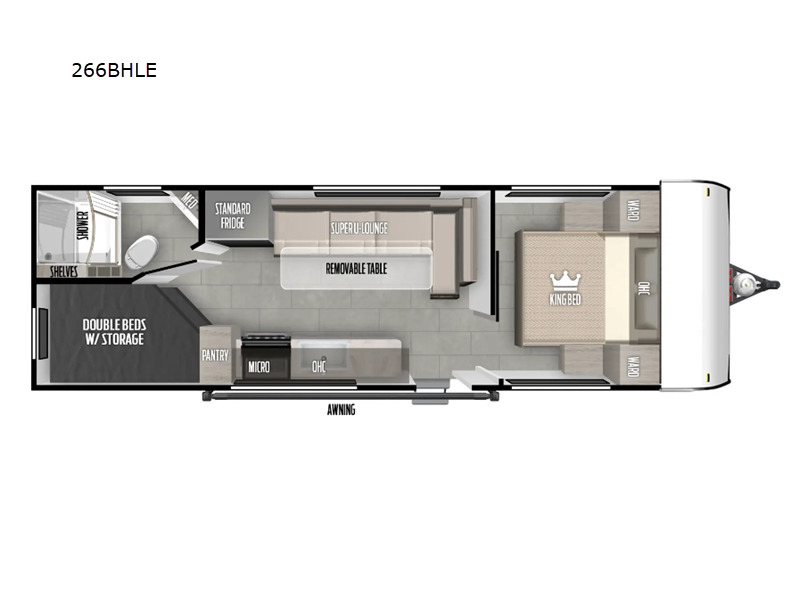 2025 Forest River Rv Wildwood FSX 266BHLE in kings mountain NC