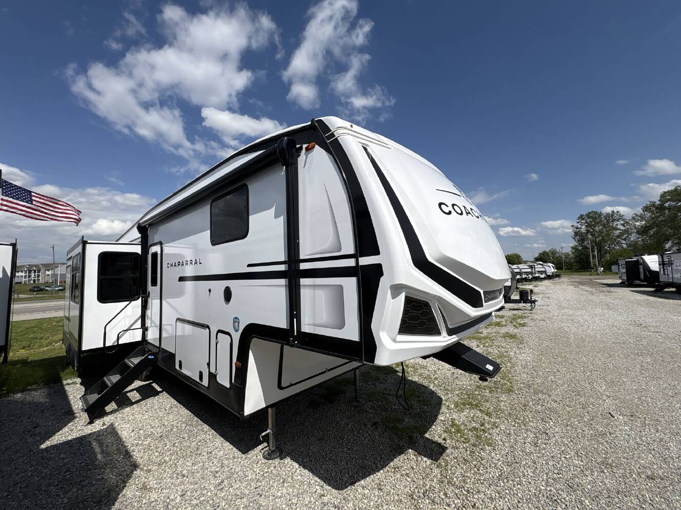 A photo of this 2026 Coachmen Chaparral 298RLS