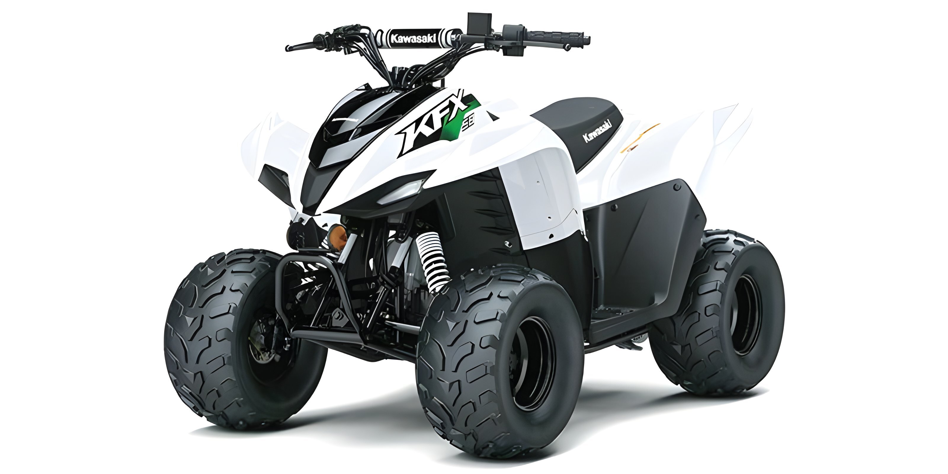 White Kawasaki Kfx 50 Four Wheelers For Sale - ATV Trader