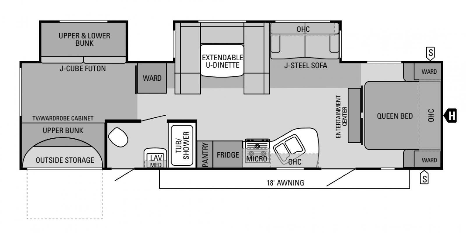 2013 Jayco Eagle 314BDS in minong WI