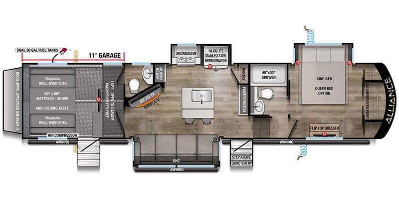 A photo of this 2026 Alliance Rv VALOR 36V11