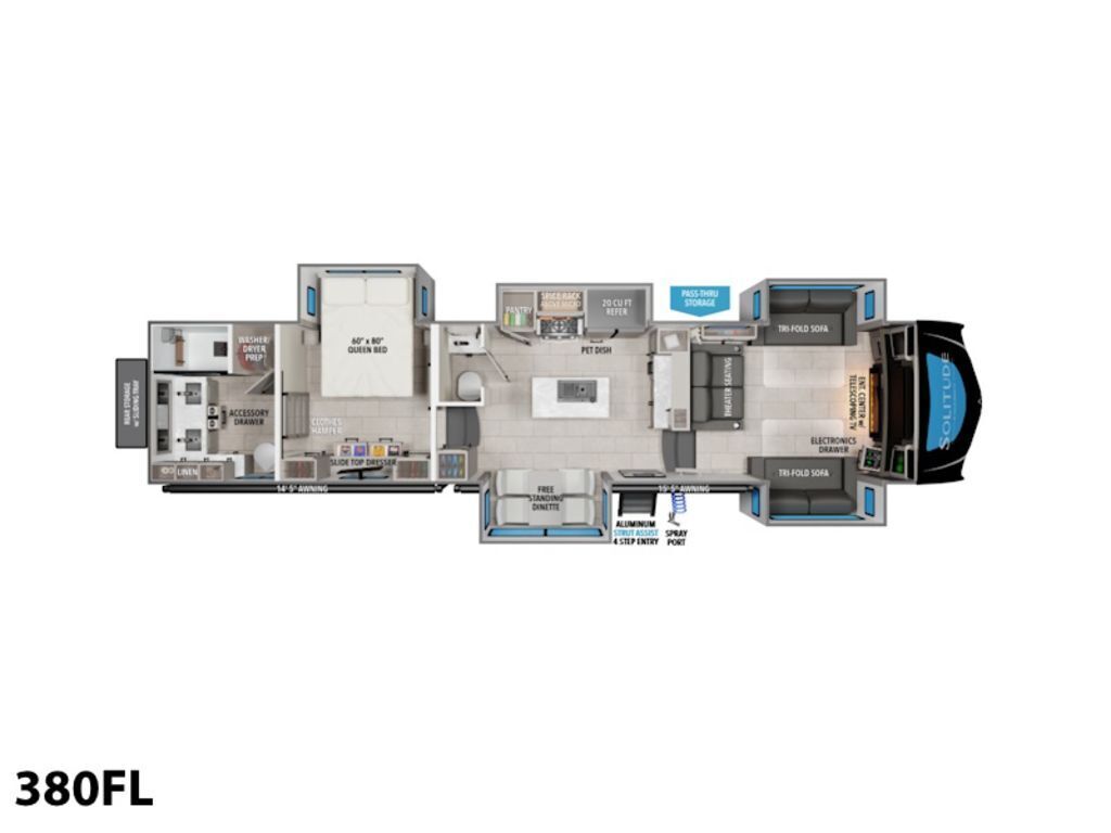 A photo of this 2026 Grand Design Solitude 380FL