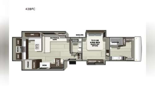 2026 Forest River Rv RiverStone 43BFC in middlebury IN