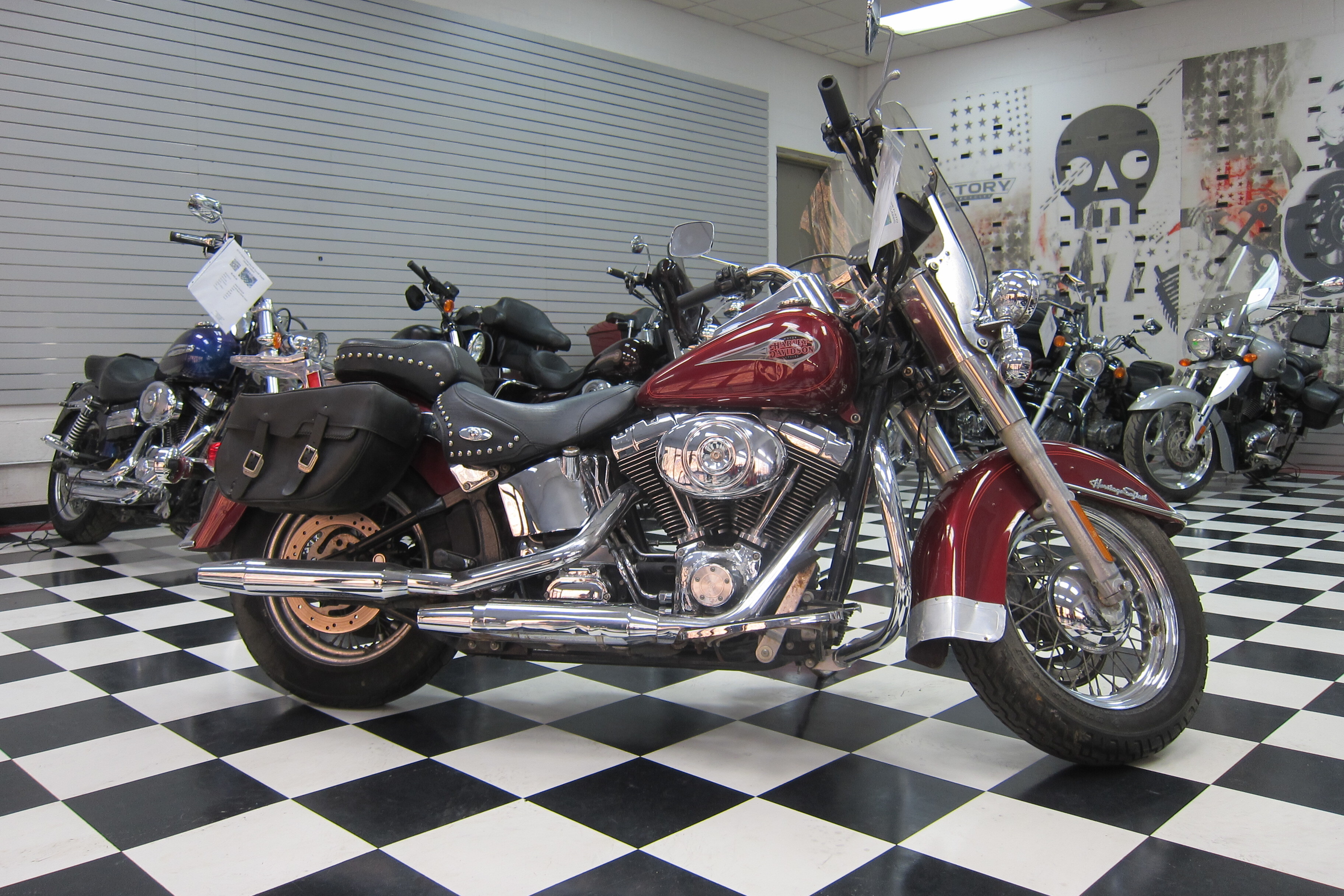 Red Harley-Davidson Heritage Softail Motorcycles For Sale - Cycle