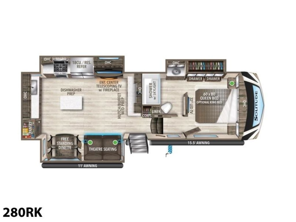 A photo of this 2023 Grand Design Solitude 280RK 280RK