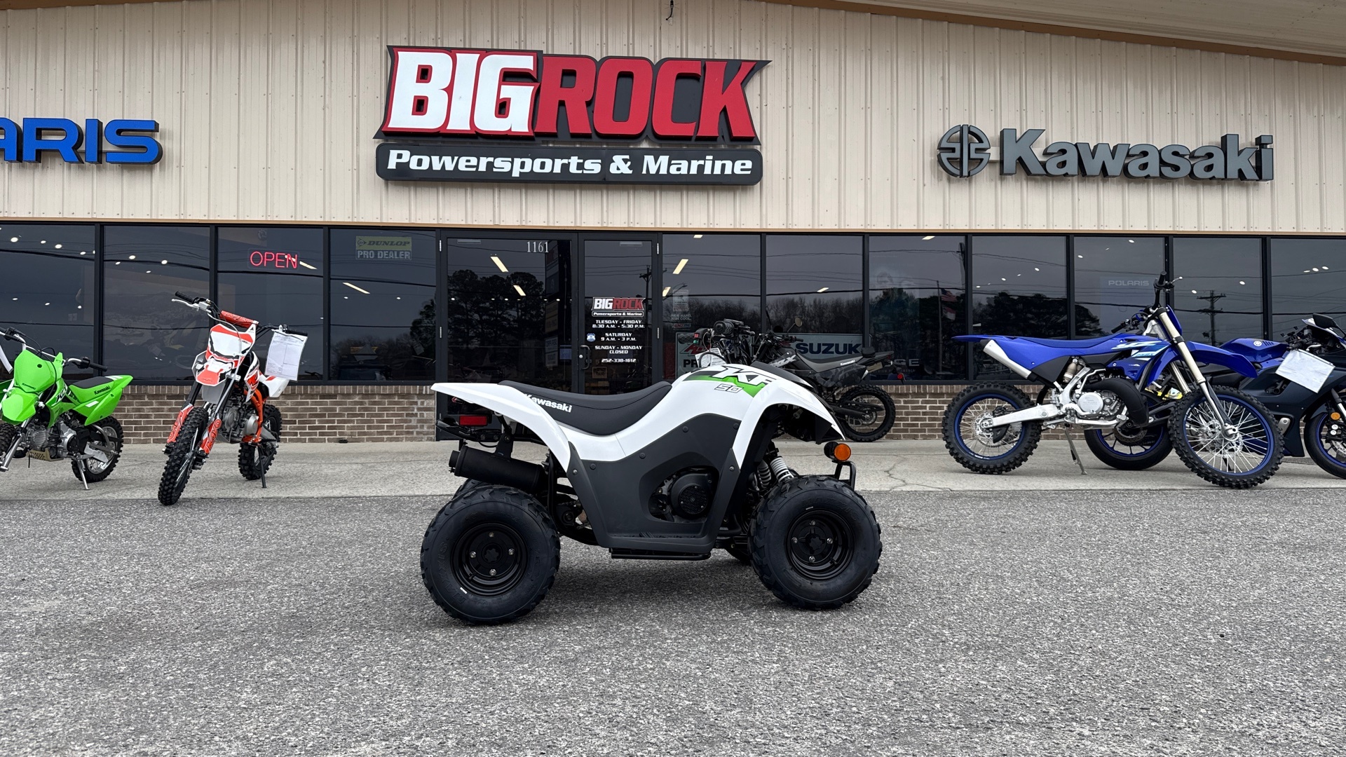 White Kawasaki Kfx 50 Four Wheelers For Sale - ATV Trader