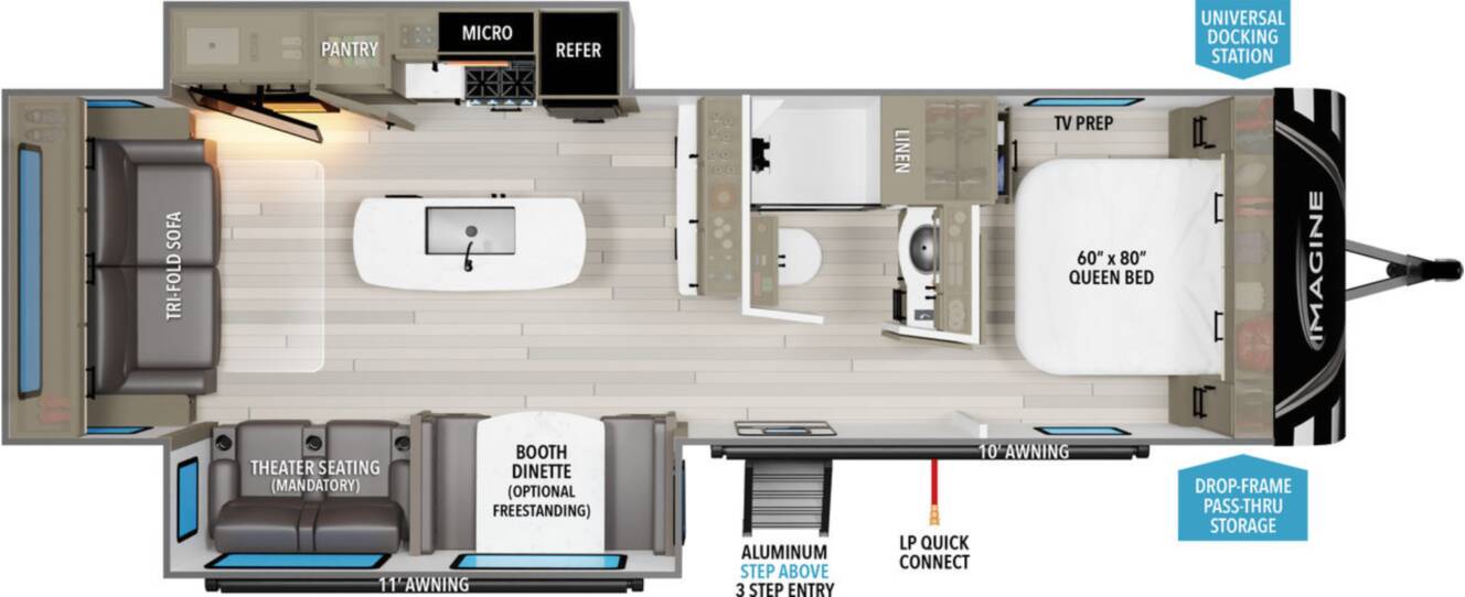 A photo of this 2022 Grand Design IMAGINE 2970RL