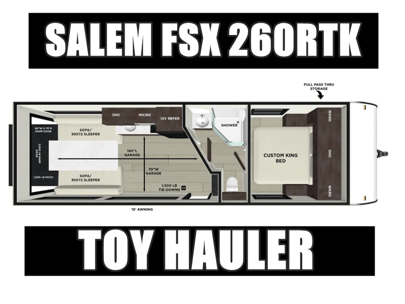 2026 Forest River Rv Salem FSX 260RTKX in haleyville AL