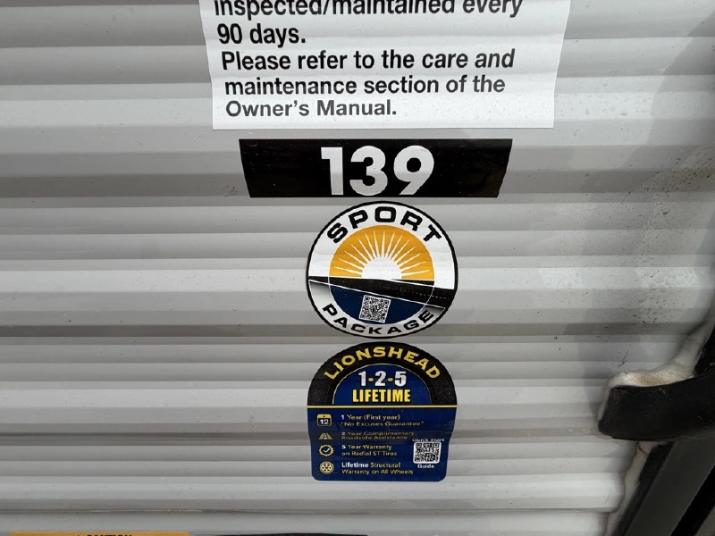 2026 SUNSET PARK RV SUNRAY 139