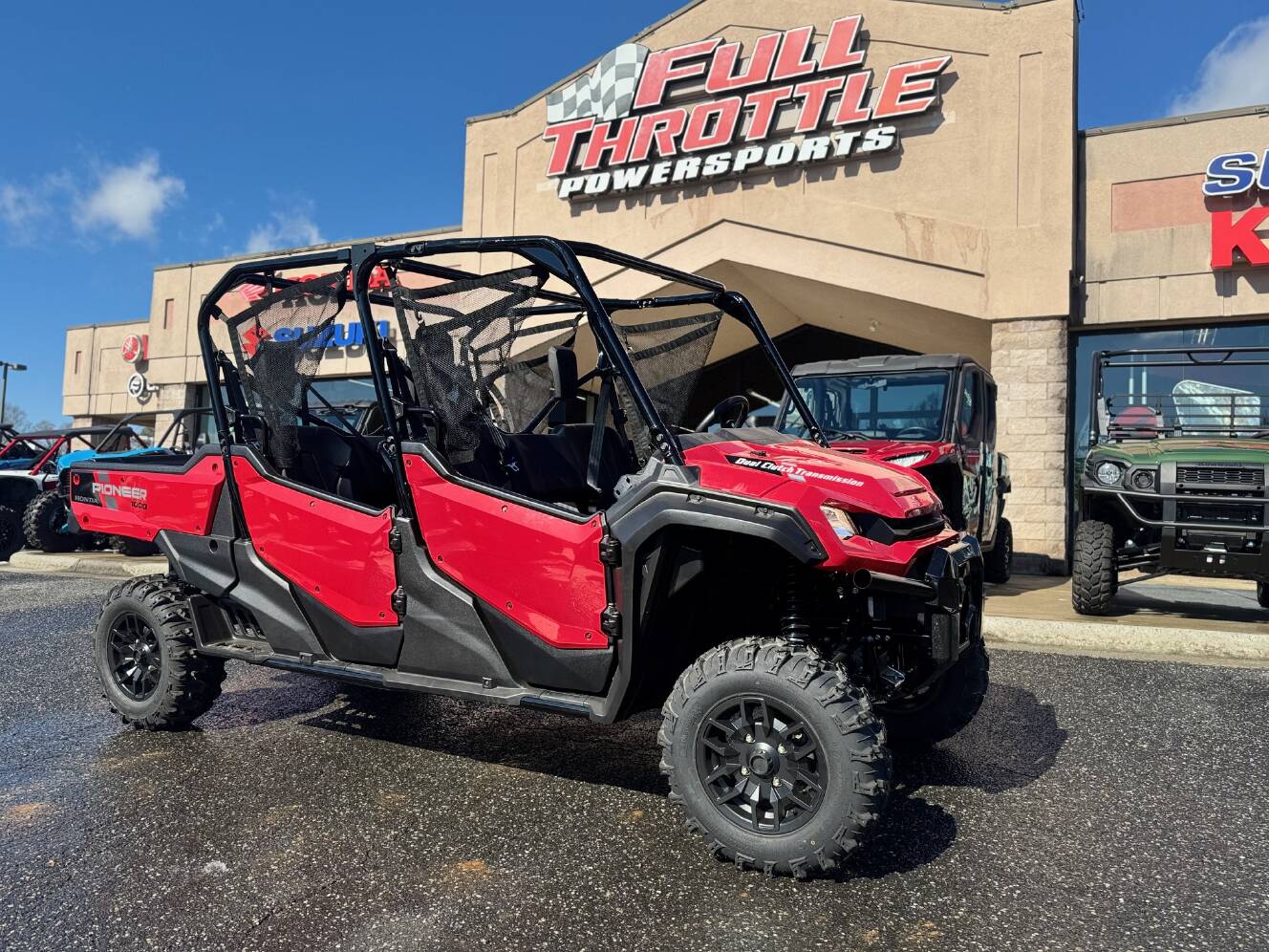 A photo of this 2025 Honda Pioneer 1000-6 Deluxe Crew