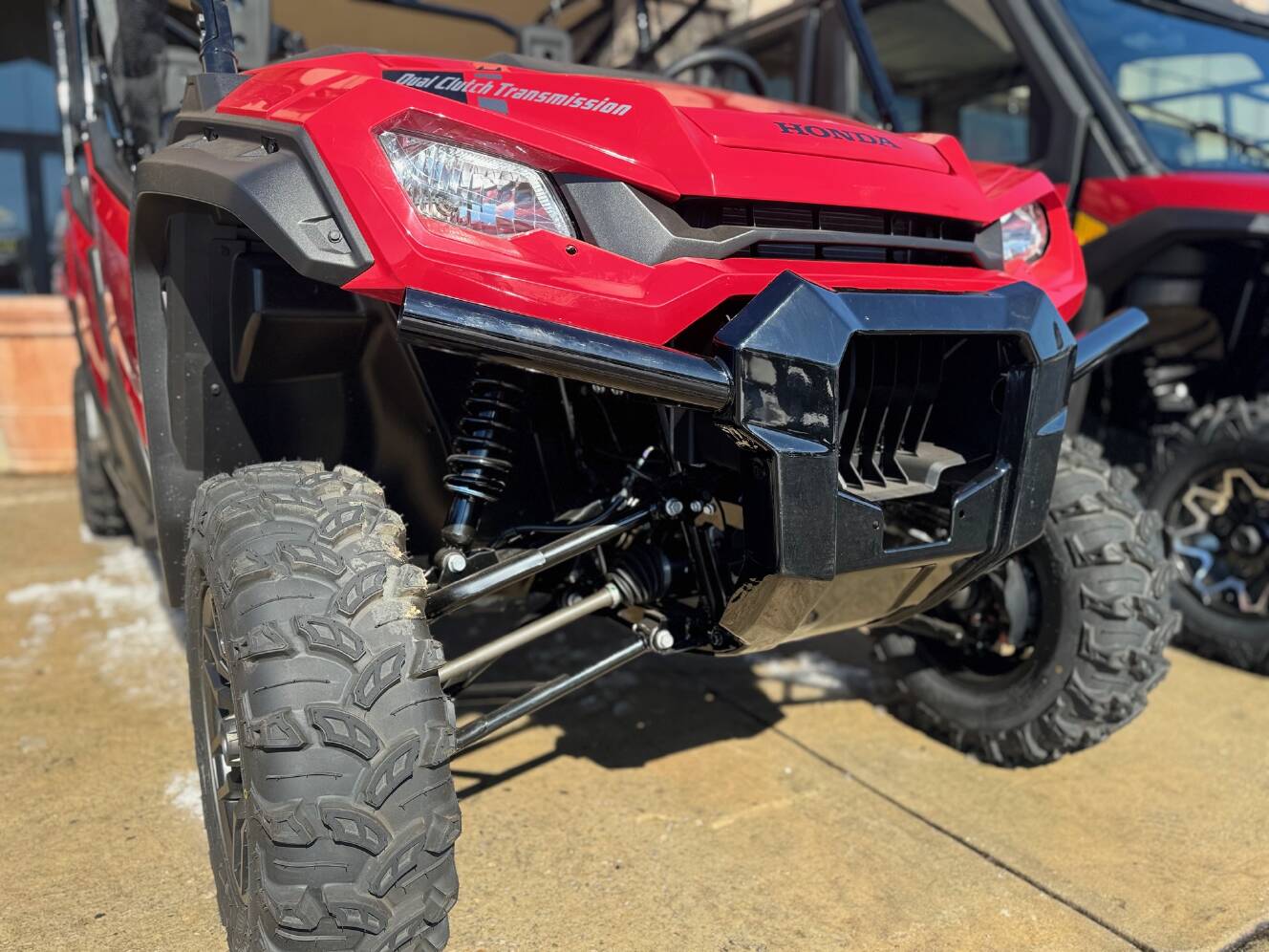A photo of this 2025 Honda Pioneer 1000-6 Deluxe Crew