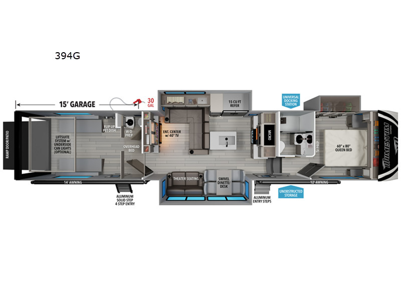 A photo of this 2026 Grand Design Momentum G-Class 394G