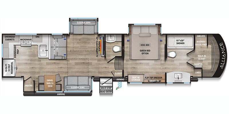 A photo of this 2026 Alliance Rv PARADIGM 382RK