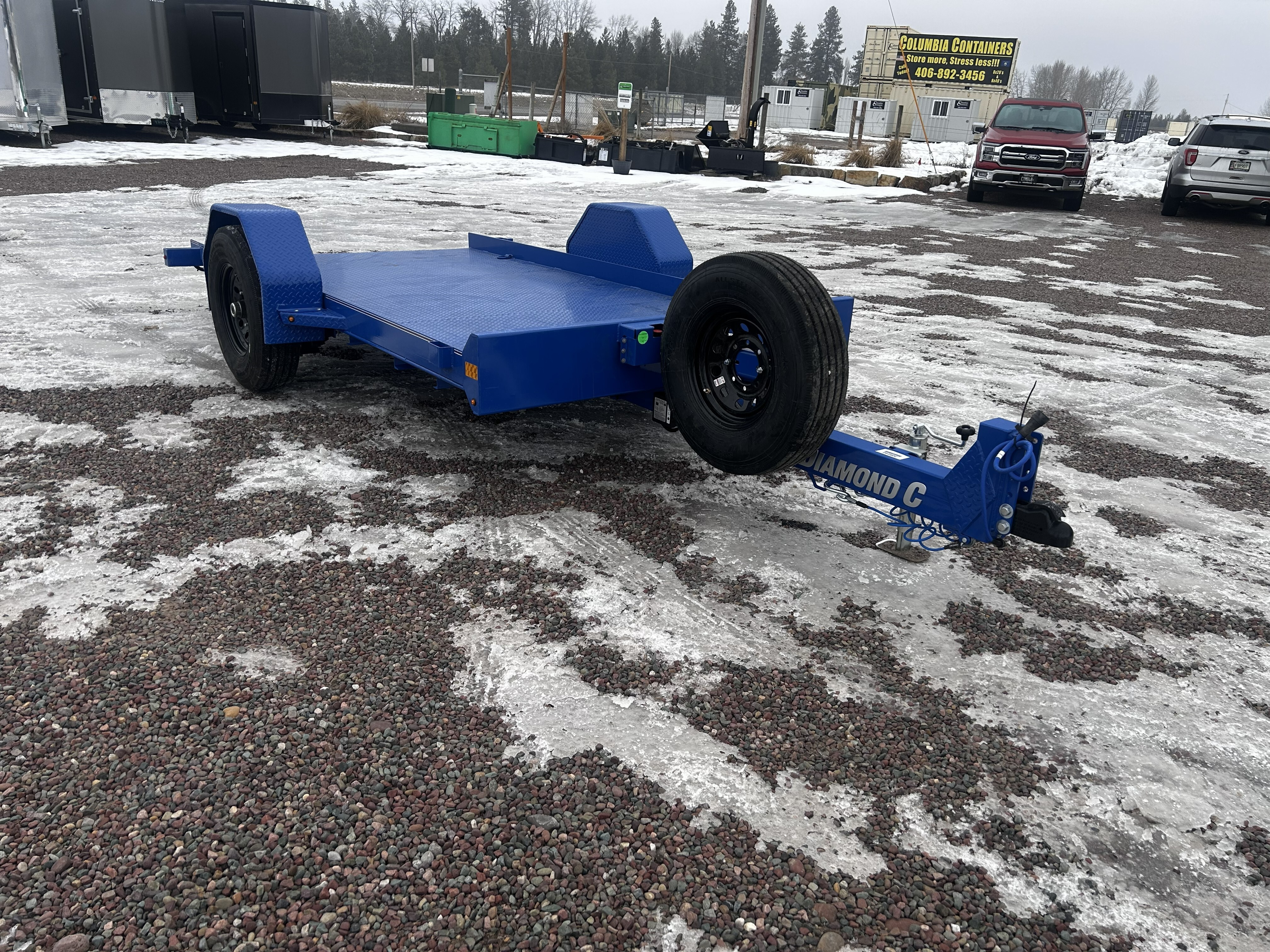 2026 DIAMOND C 12' X 77" Tilt Trailer (7k) in Columbia Falls, MT