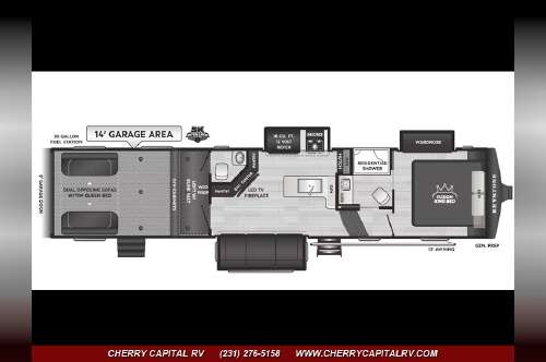2026 Keystone Fuzion Impact 367 Fifth Wheel in grawn MI