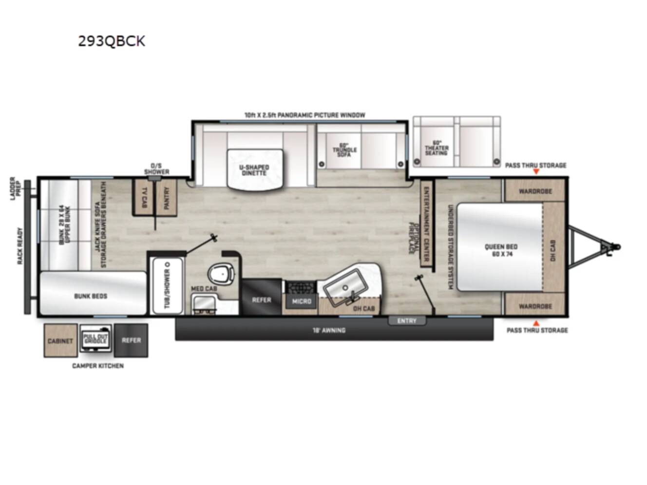 A photo of this 2026 Coachmen Rv Catalina Legacy Edition 293QBCK