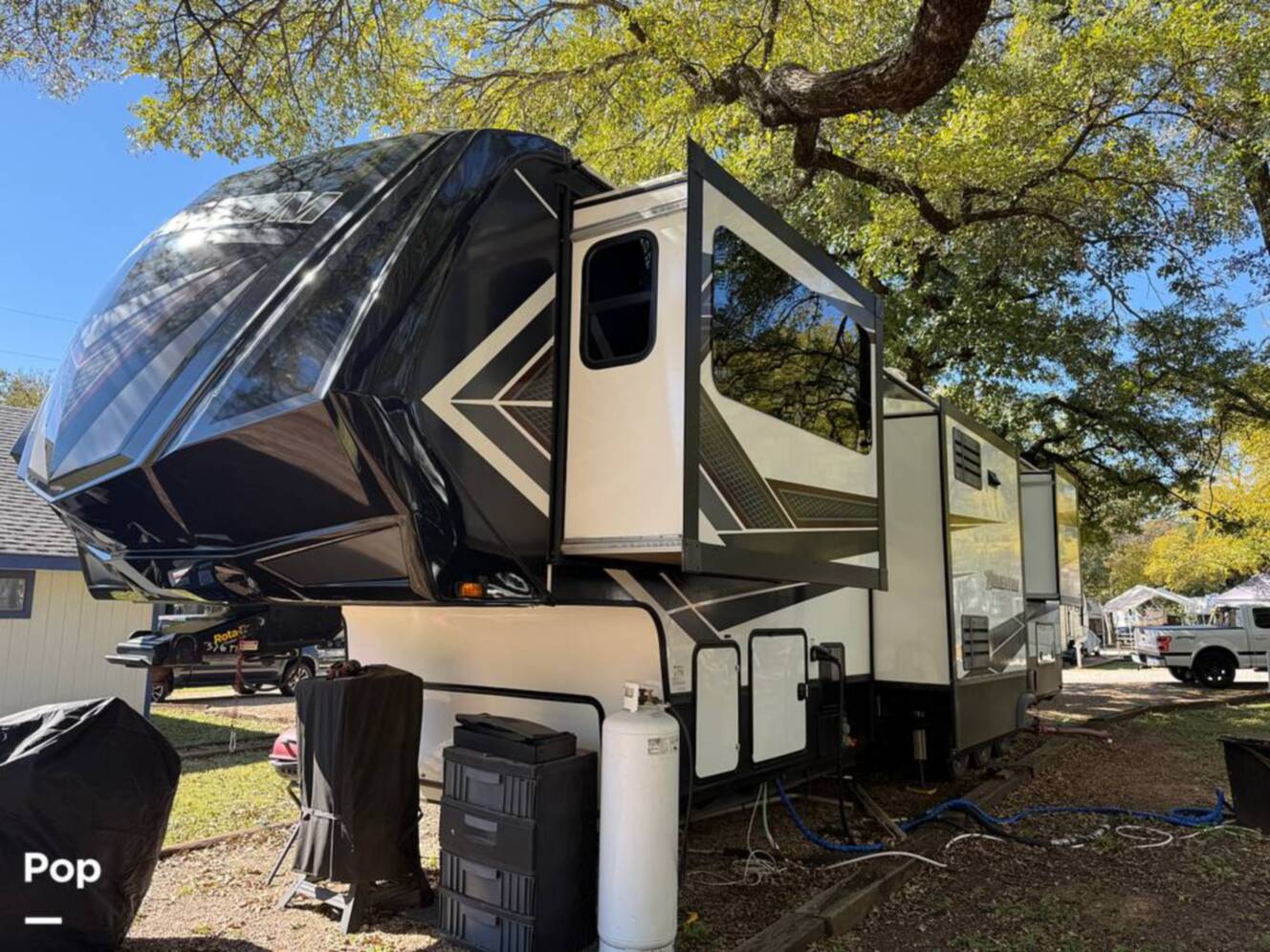 A photo of this 2020 Grand Design Momentum 376TH
