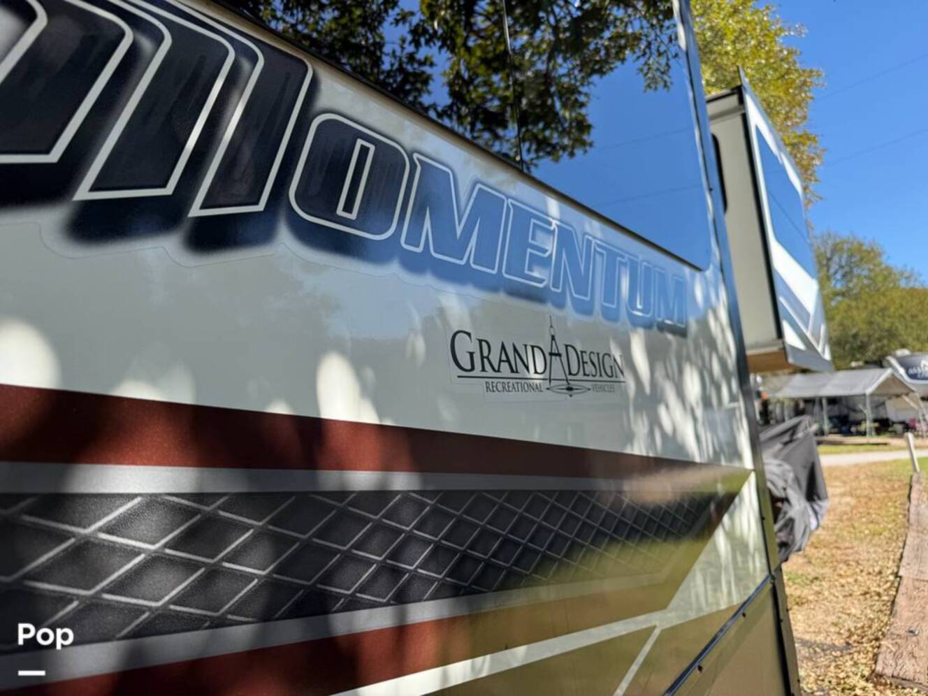 A photo of this 2020 Grand Design Momentum 376TH