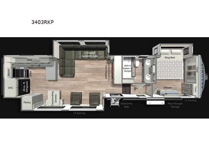2026 Dutchmen Rv Astoria Platinum 3403RKP in cedar rapids IA