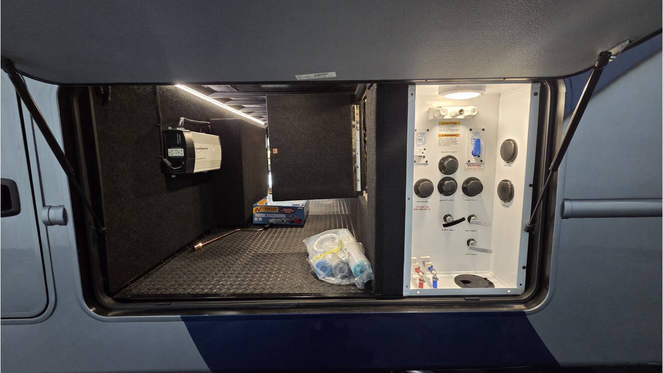 A photo of this 2026 Luxe TOY HAULER 46FB