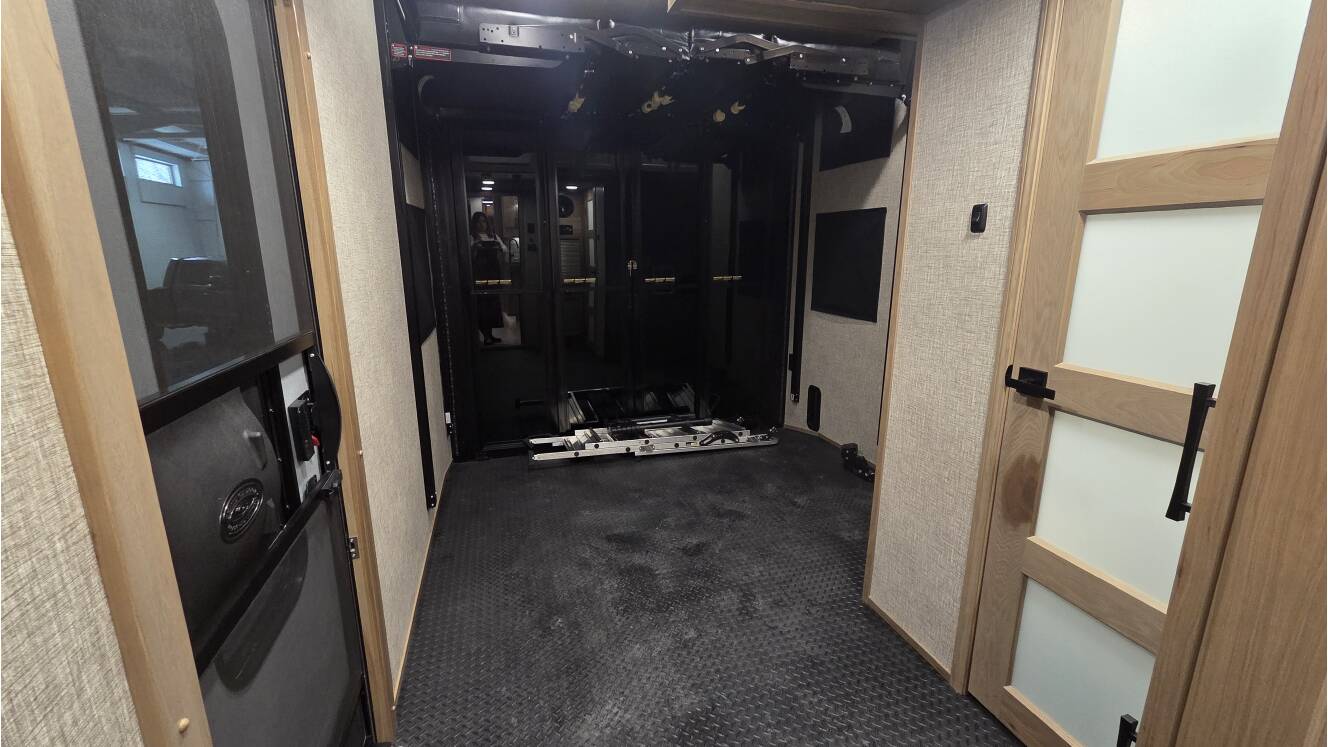 A photo of this 2026 Luxe TOY HAULER 46FB