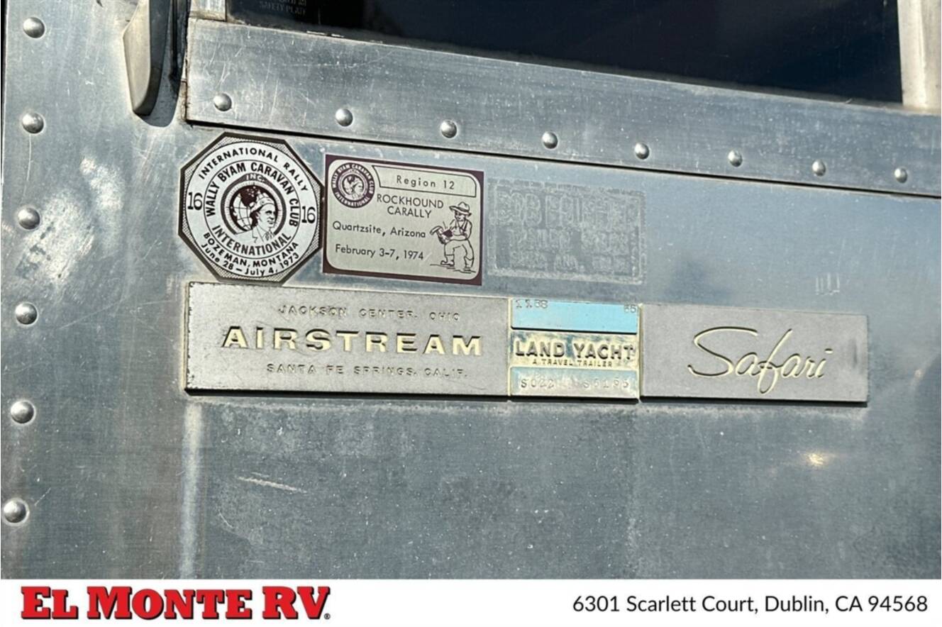 A photo of this 1966 Airstream Safari TWIN