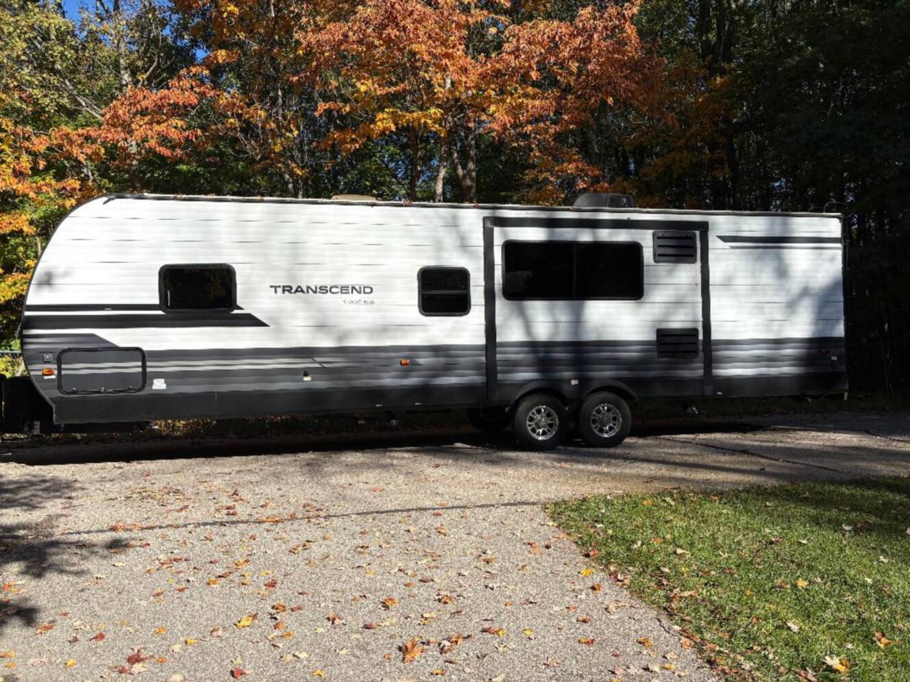 A photo of this 2020 Grand Design TRANSCEND 29TBS