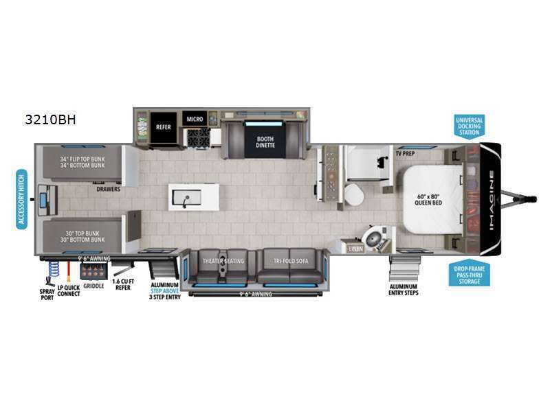 A photo of this 2026 Grand Design Imagine 3210BH