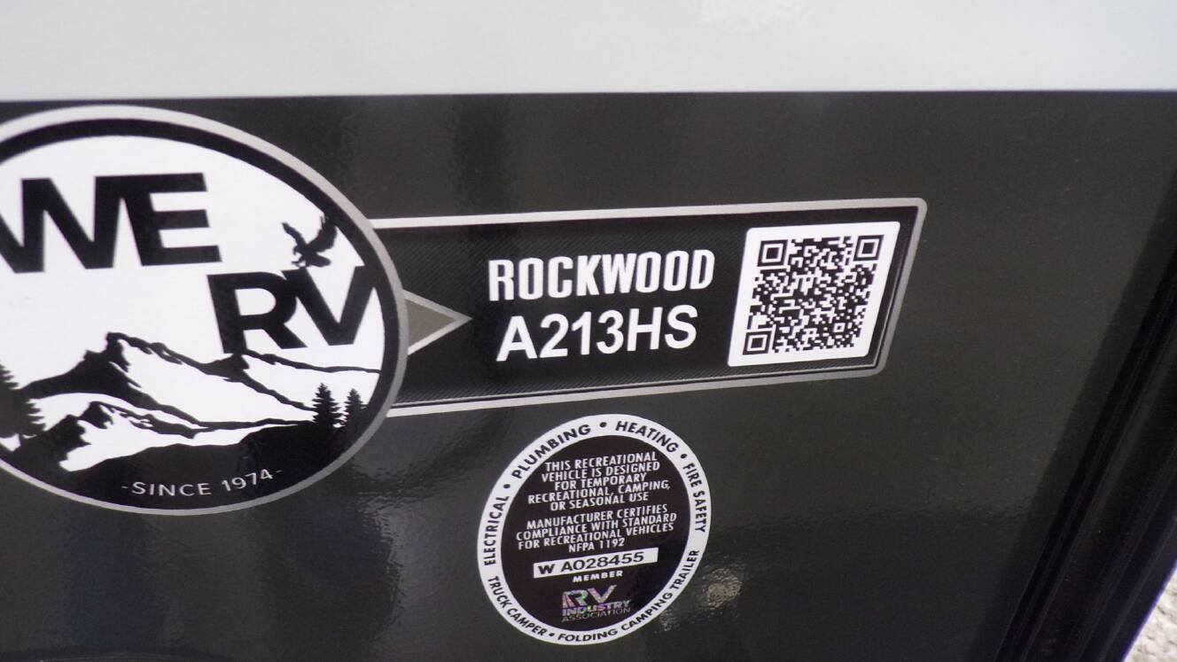 A photo of this 2025 Forest River ROCKWOOD A213HS